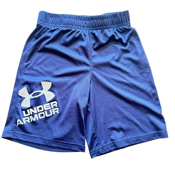 Nike Boys Athletic Play Pull on Elastic Waist Navy Gray Short Bundles Sz 7 # 249 - Picture 8 of 13